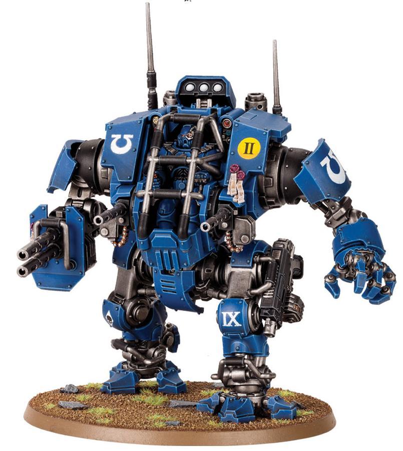 Warhammer 40K Space Marines Primaris Invictor Tactical Warsuit (New Box Art)