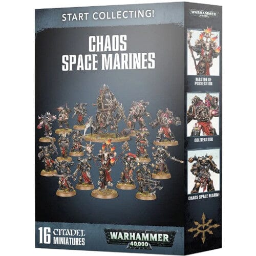 Warhammer 40K: Start Collecting! Chaos Space Marines Games Workshop 