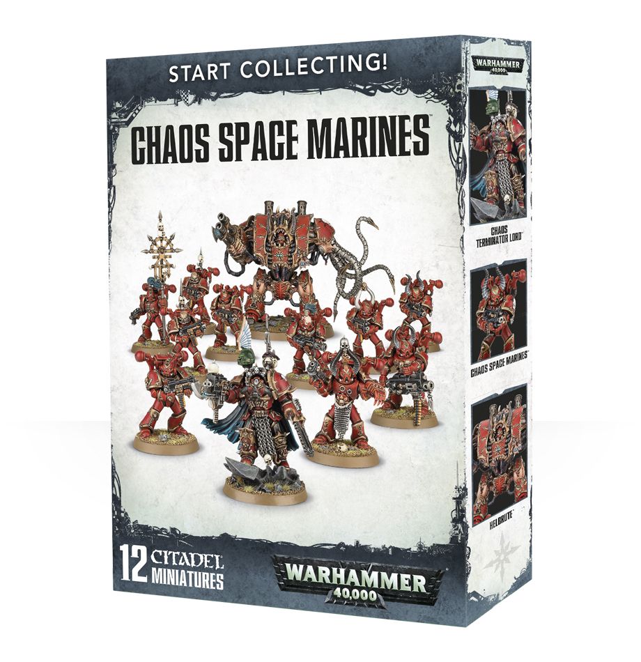 Warhammer 40k Start Collecting! Chaos Space Marines Warhammer 40k Undiscovered Realm 