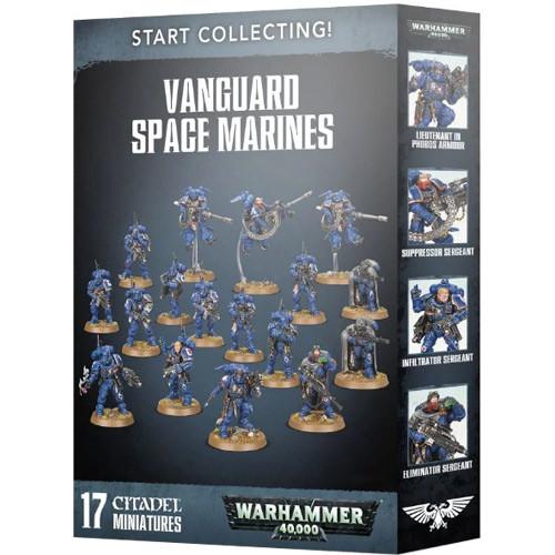Warhammer 40K: Start Collecting! Vanguard Space Marines Games Workshop 