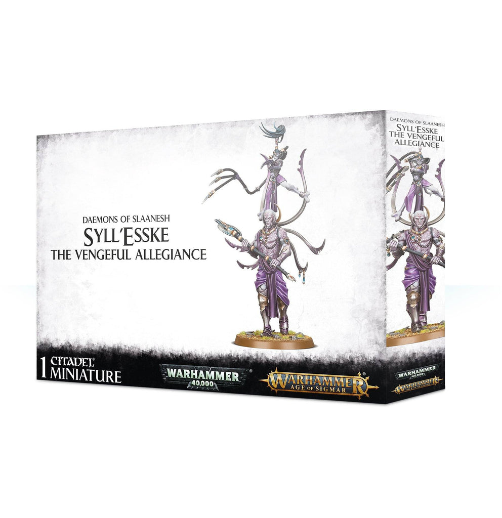 Warhammer 40k/Age of Sigmar Chaos Daemons of Slaanesh Syll'esske The Vengeful Allegiance Warhammer 40k Undiscovered Realm 