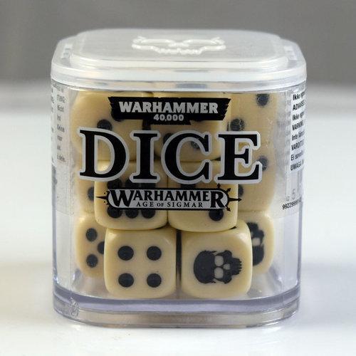 Warhammer Dice Cube: Bone (20) Warhammer 40k Undiscovered Realm 