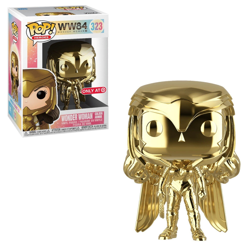 Wonder Woman 84 Wonder Woman Golden Armor (Gold Chrome) Exclusive Funko Pop! #323