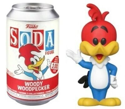 Woody Woodpecker Exclusive Vinyl Soda (Opened Can)
