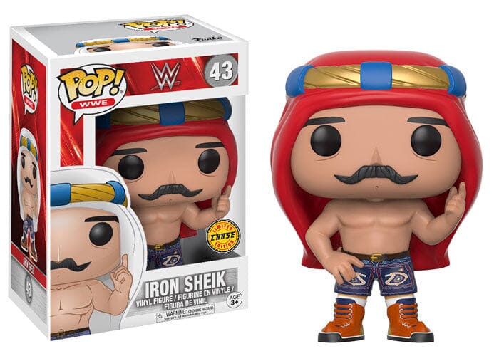 WWE Iron Sheik (Red Keffiyeh) Chase Funko Pop! #43