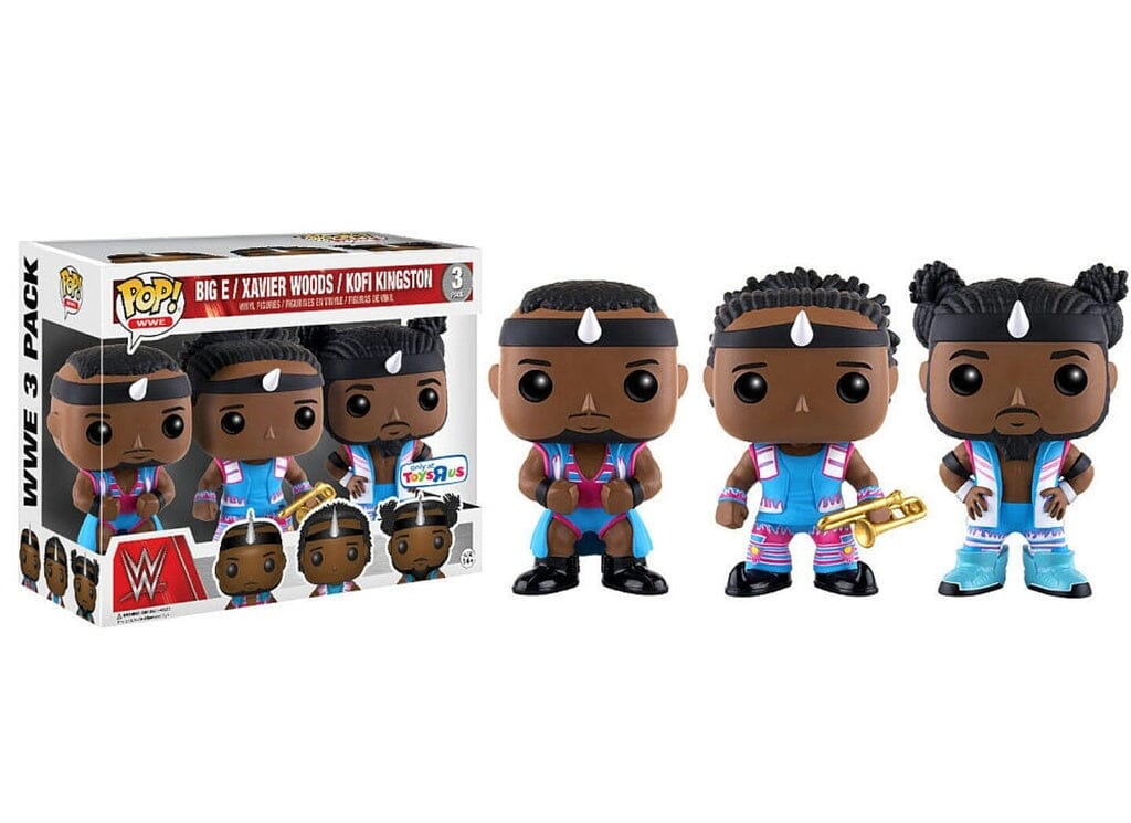 WWE Big E/Xavier Woods/Kofi Kingston 3 Pack Exclusive Funko Pop!