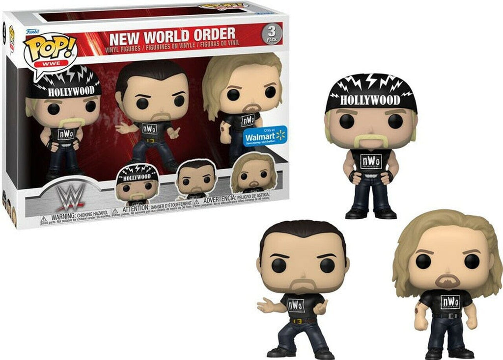 WWE New World Order (Hulk Hogan, Scott Hall, Kevin Nash) Exclusive Funko Pop! 3 Pack