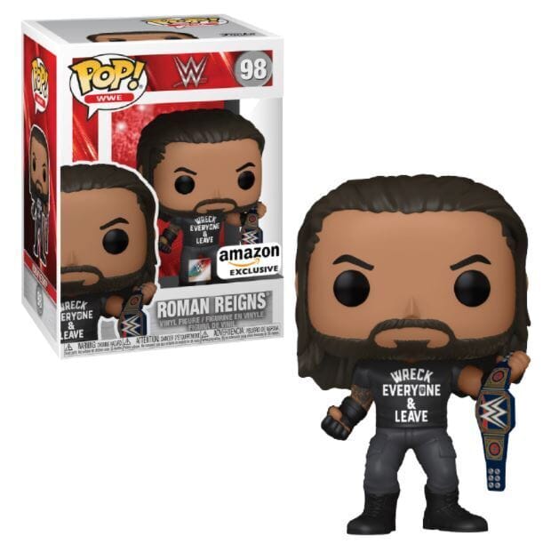 WWE Roman Reigns with Title Exclusive Funko Pop! #98 Funko 
