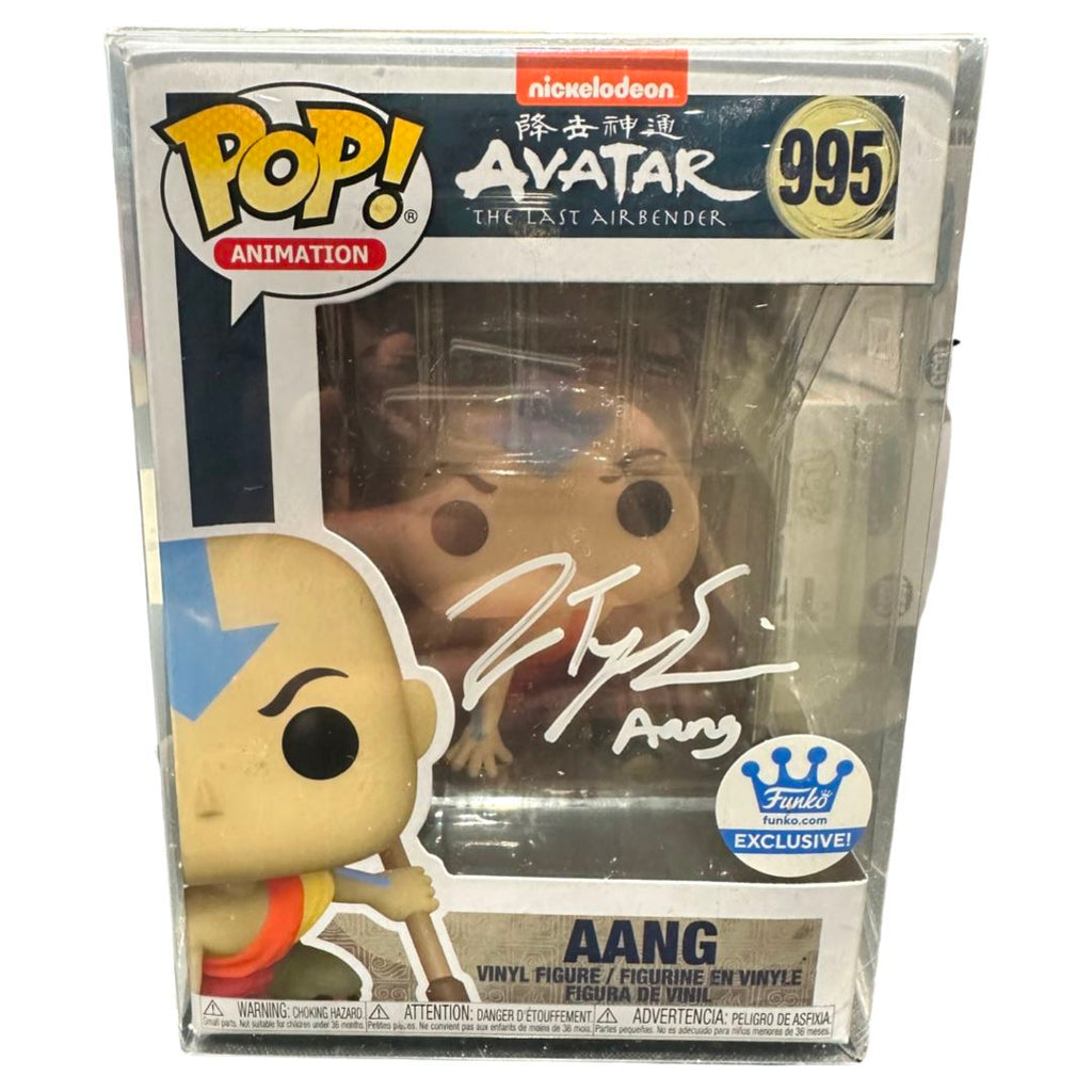 Zach Tyler Eisen Signed Autographed Aang (crouching) Avatar The Last Airbender Funko Pop #995 (JSA Certified)
