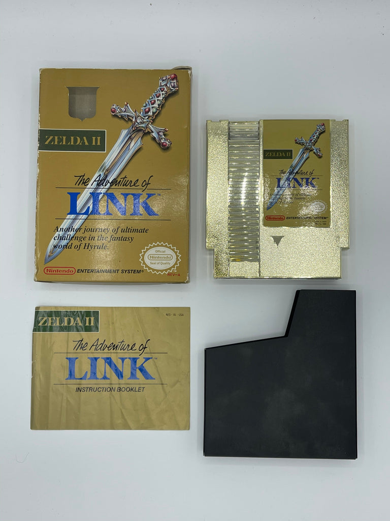 Zelda Adventures of Link for the Nintendo Entertainment System (NES) Game (Complete in Box)