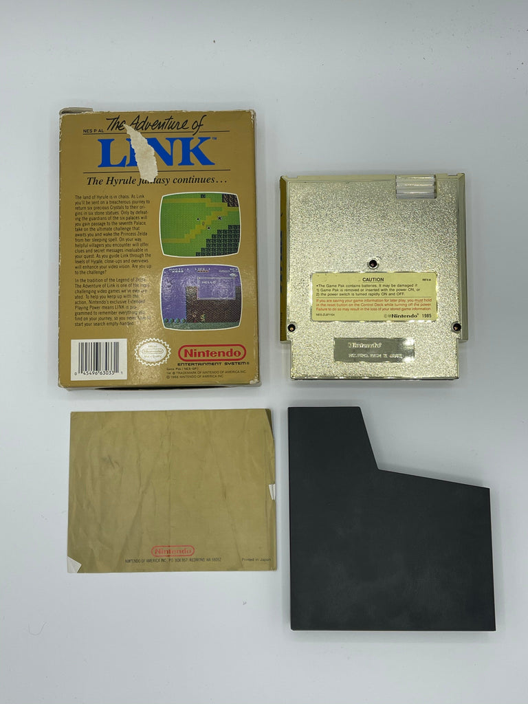 Zelda Adventures of Link for the Nintendo Entertainment System (NES) Game (Complete in Box)