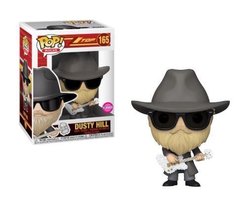 ZZ Top Dusty Hill (Flocked) Funko Pop! Rocks #165